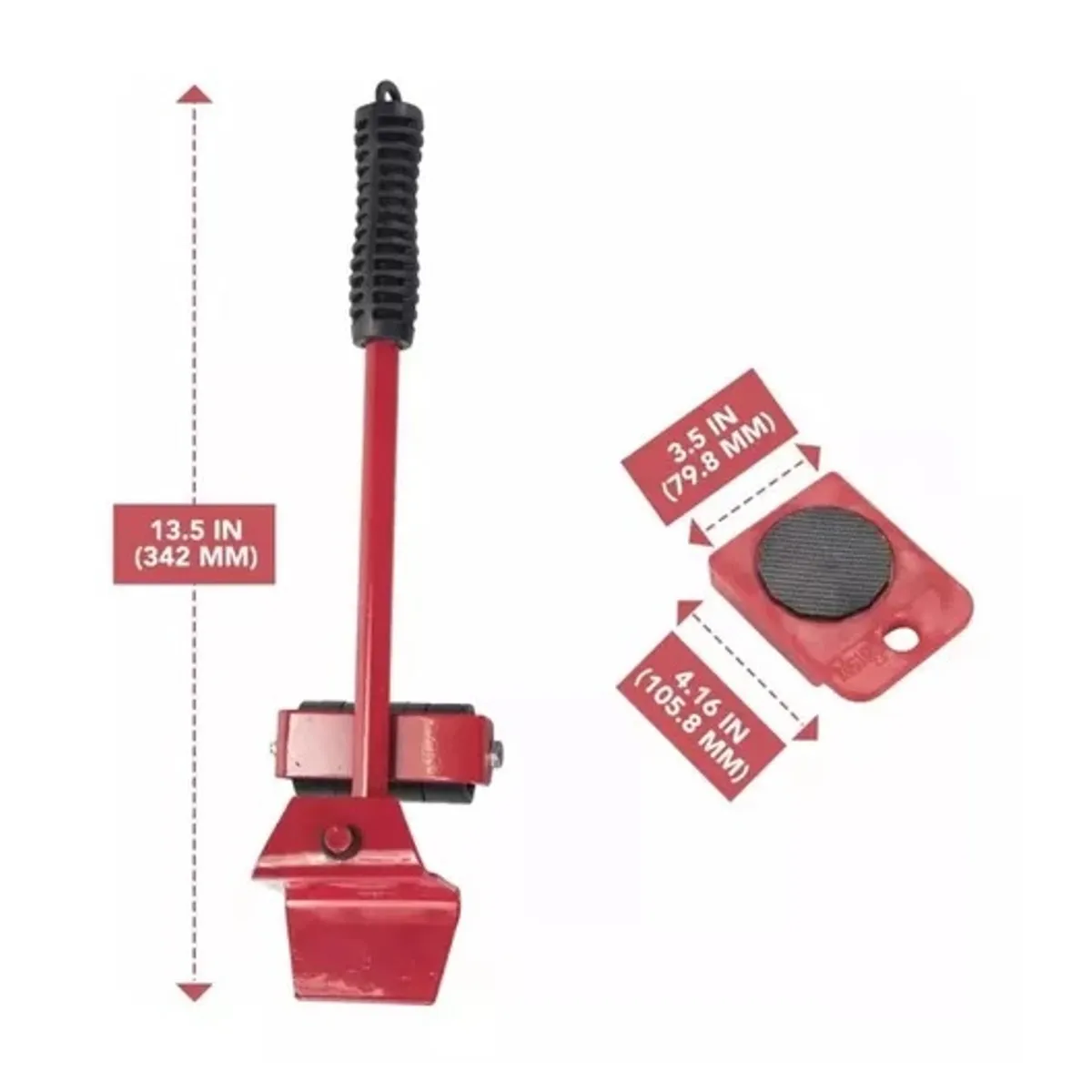 GENERICO - Set Para Mover Artefactos Muebles Pesados Sin Esfuerzo Hogar