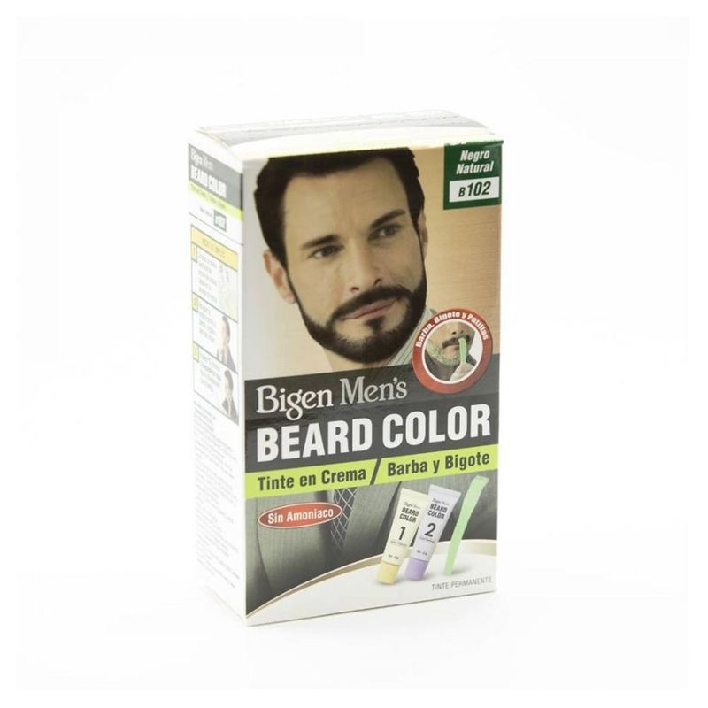 BIGEN - Tinte Para Barba Beard Color #B102 Negro Natural