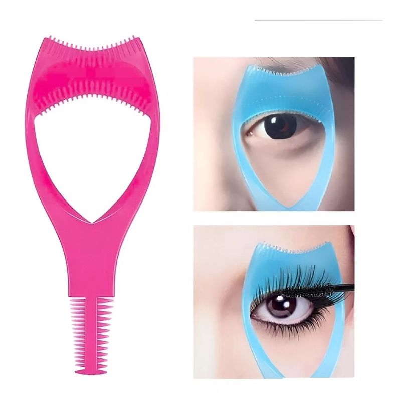 GENERICO - X10 Mascara Pestañas Ojos Encrespador Pestaña Plantilla 3en1