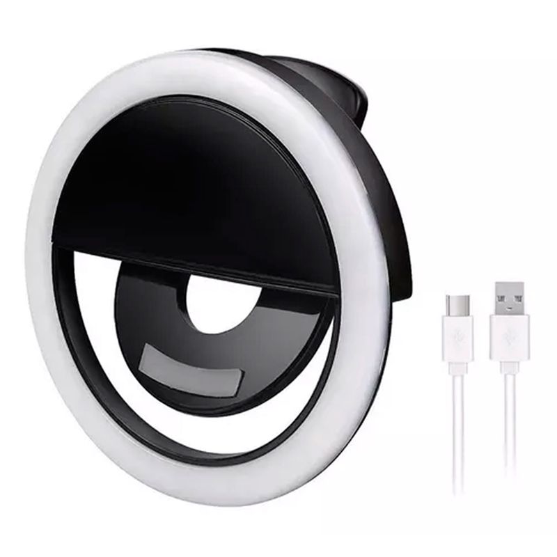 ESHOPANGIE - Selfie Anillo Aro Luz Led Celular 3 Modos Iluminación Usb