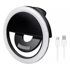 ESHOPANGIE - Selfie Anillo Aro Luz Led Celular 3 Modos Iluminación Usb