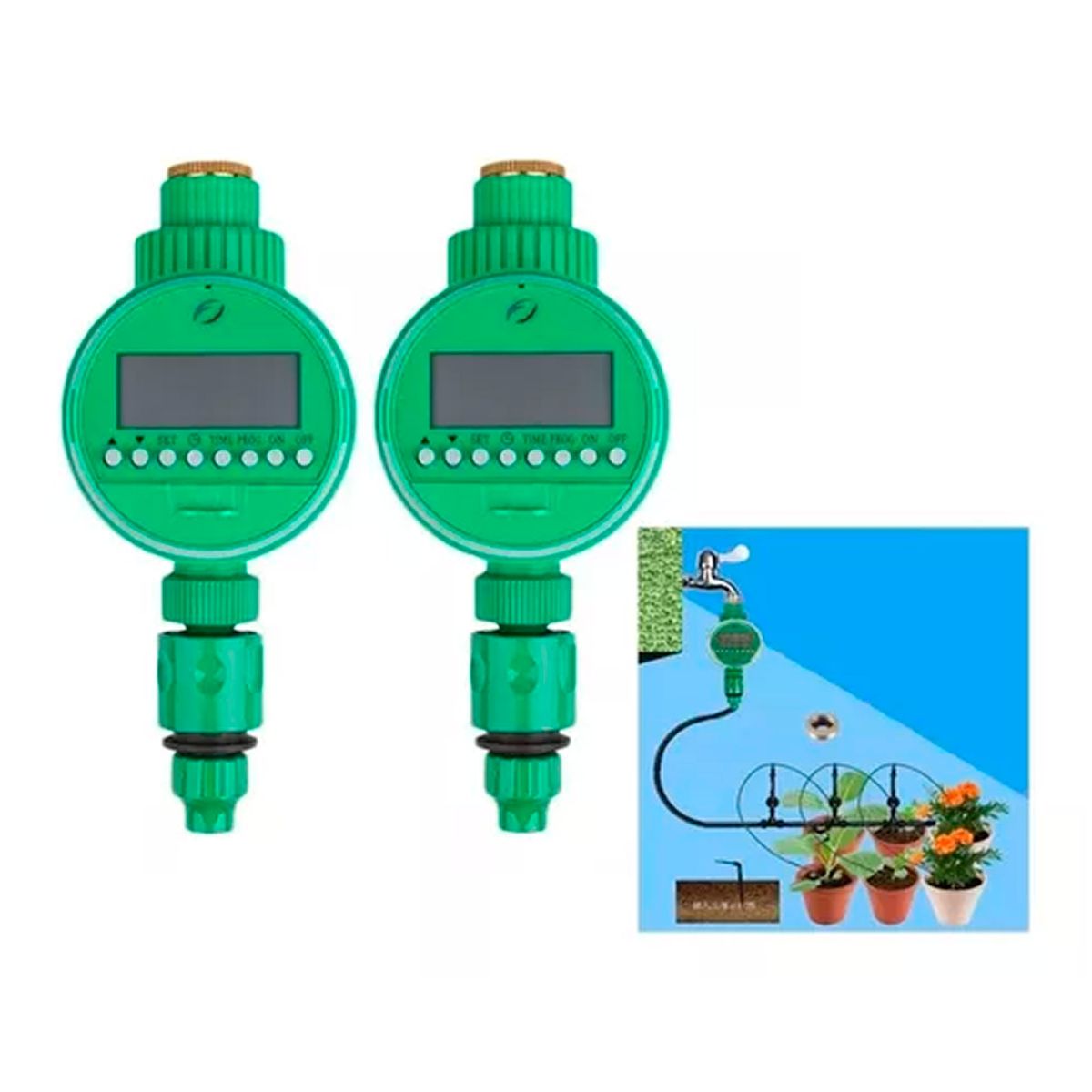 ESHOPANGIE - Pack 2 Riego Programador Automatico Timer Digital