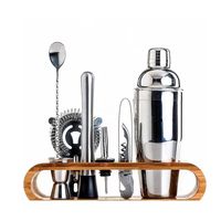 Set Bartender Sacacorchos Destapador Coctelera 10 Piezas