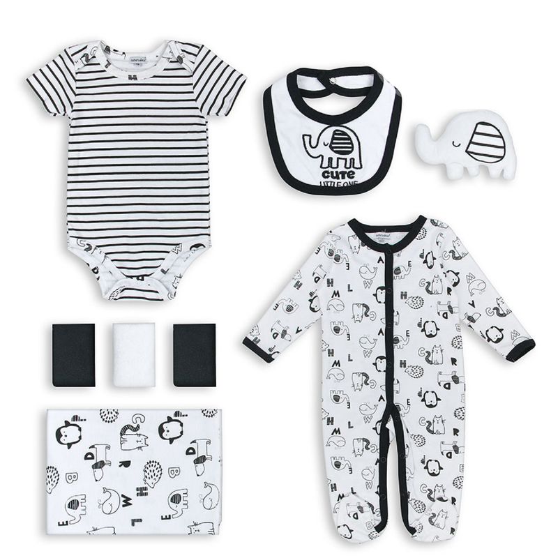 MOTHERS CHOICE - Set de 9 Piezas Con Diseño de Elefante para Bebé