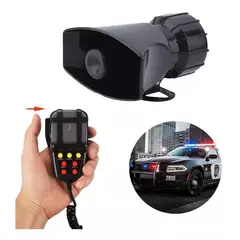 GENERICO - Bocina Sirena Policial Bombero Ambulancia Megáfono 7 Tonos