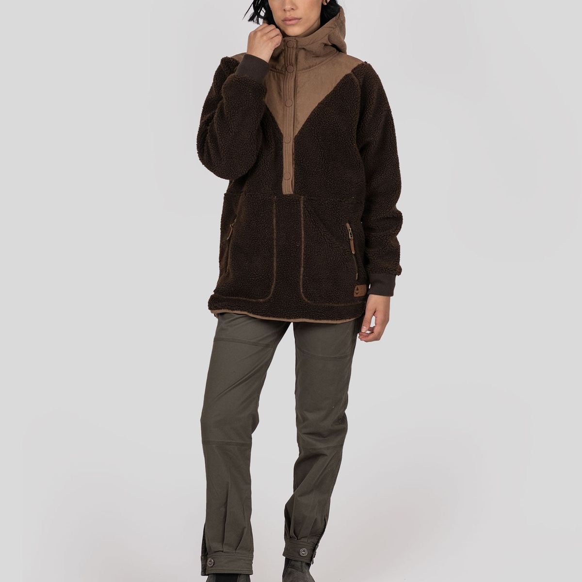 GNOMO - Chiporro Sherpa Grander Mujer Brown Gnomo