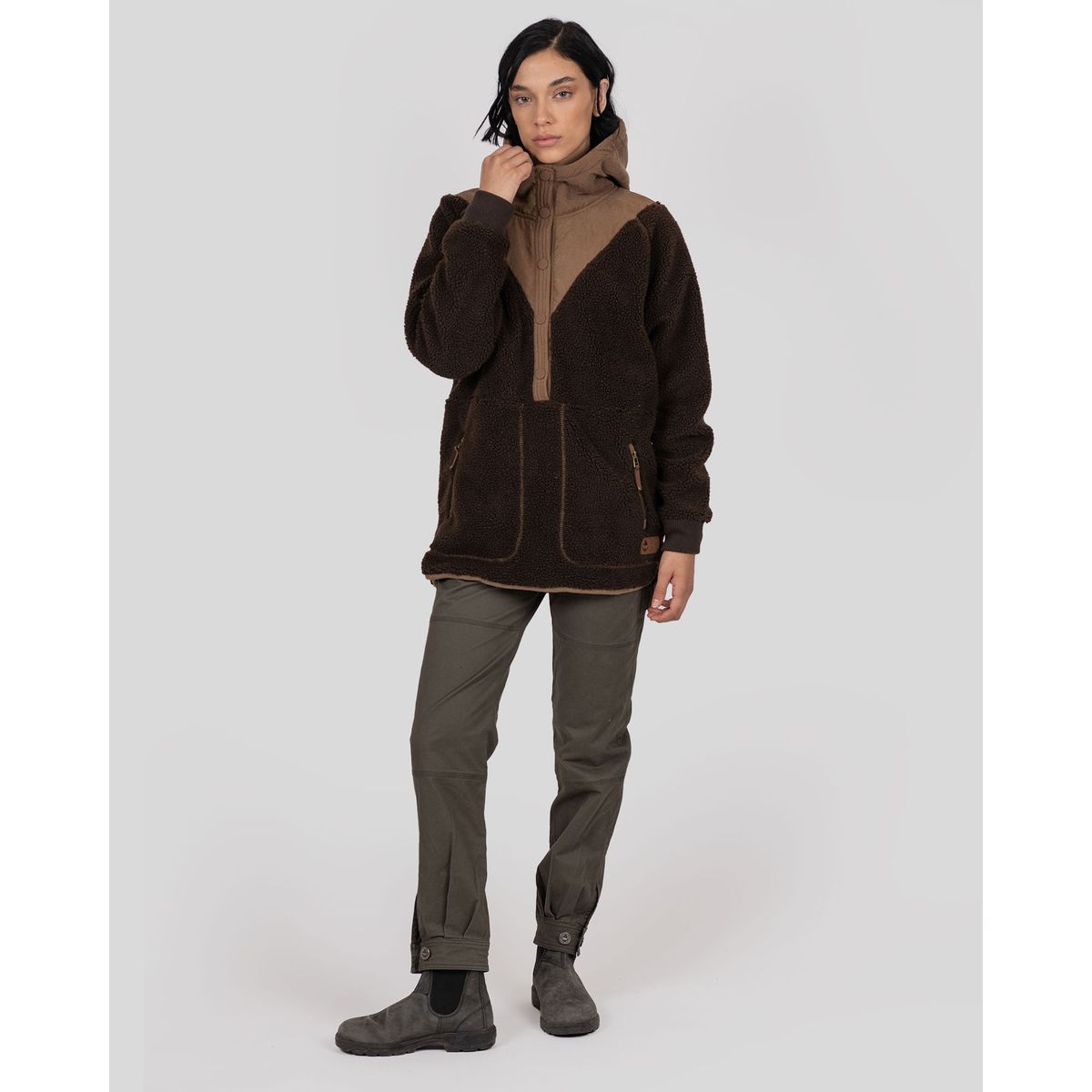 GNOMO - Chiporro Sherpa Grander Mujer Brown Gnomo