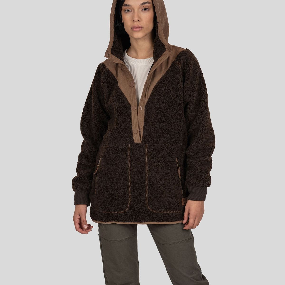 GNOMO - Chiporro Sherpa Grander Mujer Brown Gnomo