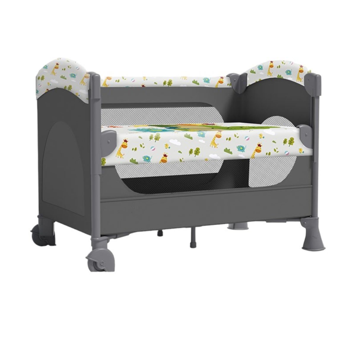 LUBABYCAS - Cuna Colecho Corral 3 En 1 Lubabycas Jirafa