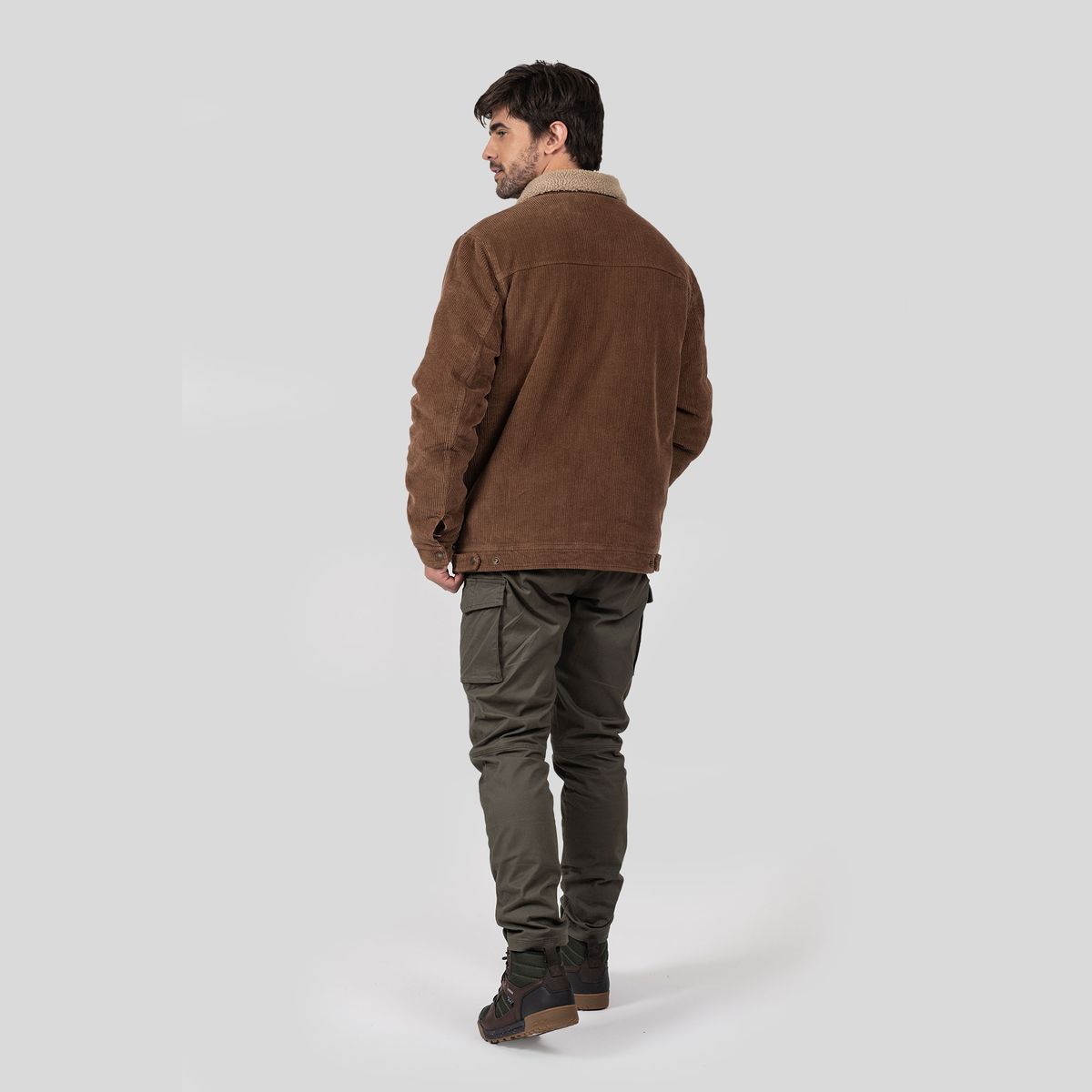 GNOMO - Chaqueta Corduroy Memba Hombre Brown Gnomo