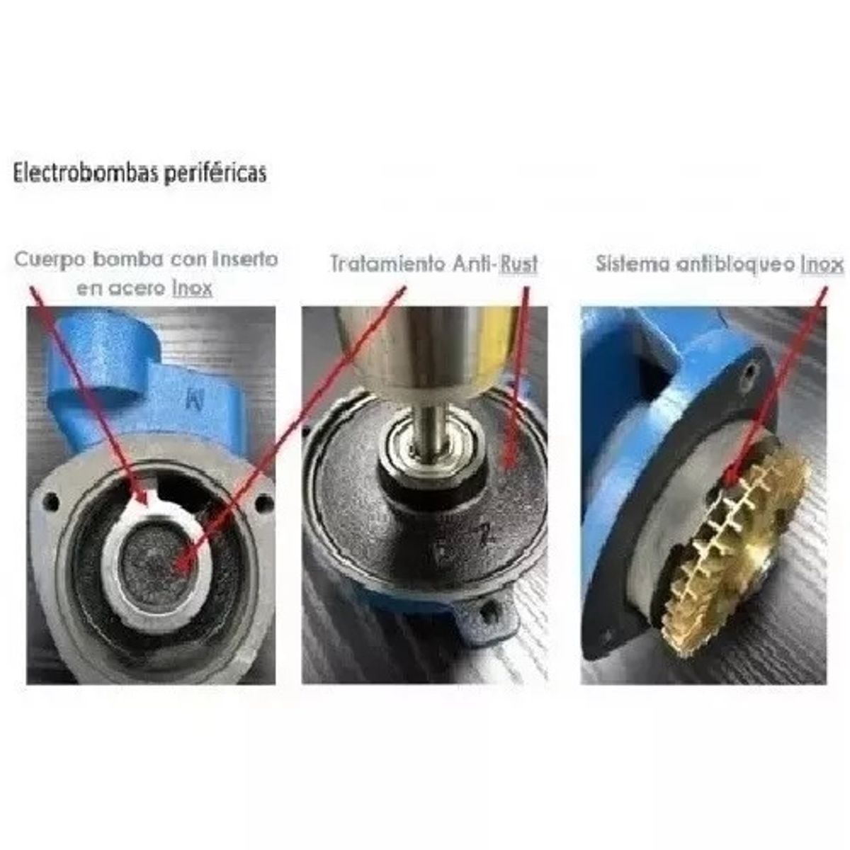 GENERICO - Bomba De Agua 1 Hp Bombas Autocebantes Bomba Centrifuga