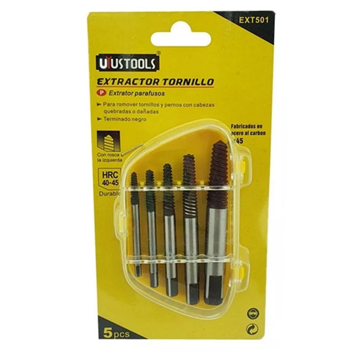 UYUSTOOL - Extractor De Tornillo 5 Piezas Uyustools