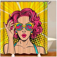 Cortina De Baño Genero Impermeable Wow 180 cm