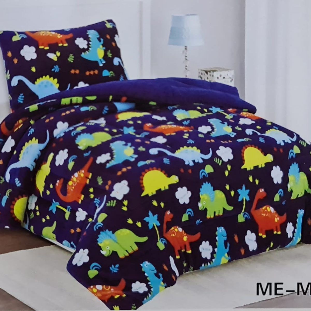 GENERICO - PLUMONES CON CHIPORRO Y POLAR PLUSH INVIERNO  1.5 PLAZA