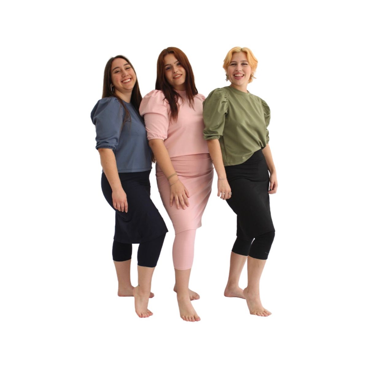 BY MODESTA - Falda con calzas  By Modesta, otoño invierno