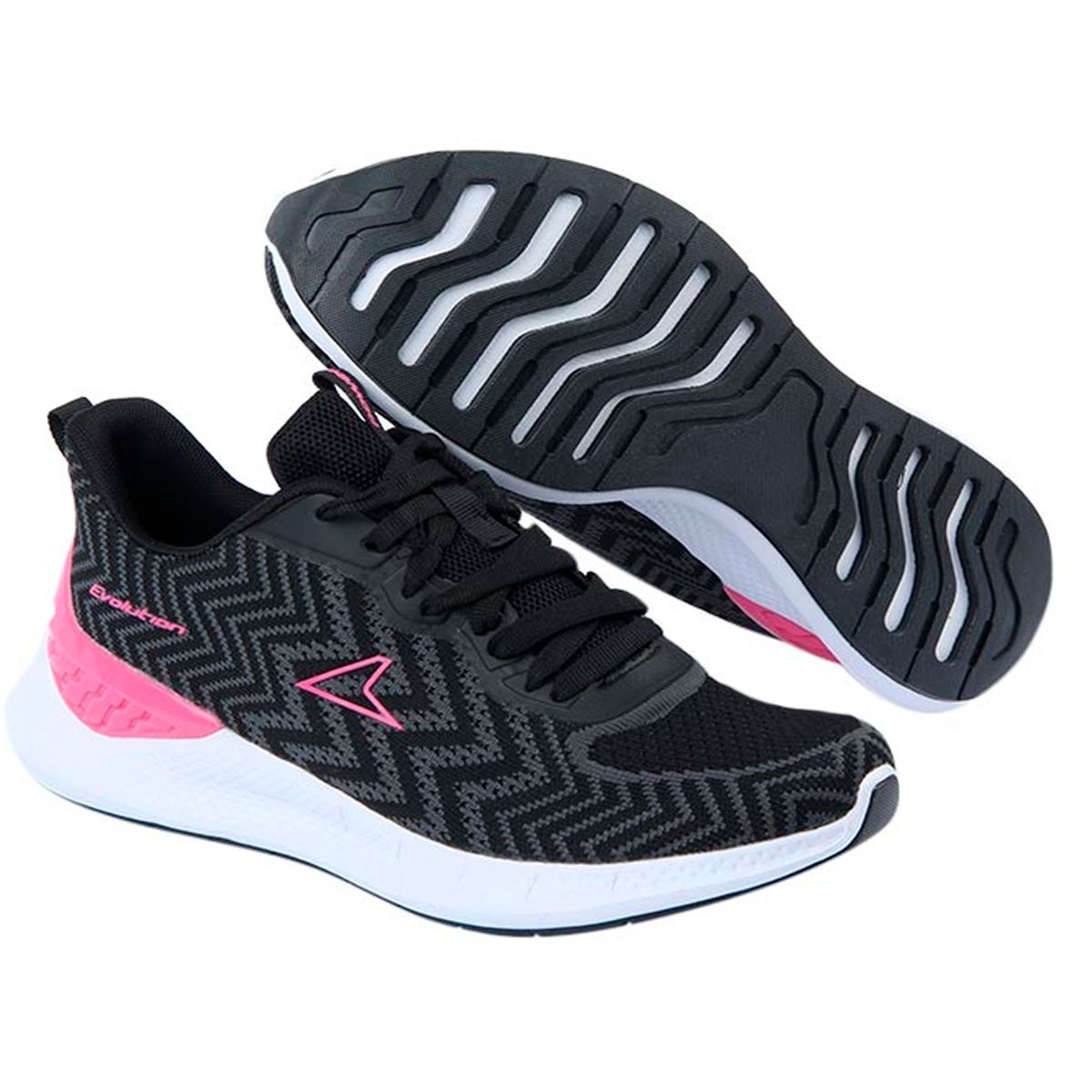 POWER - ZAPATILLA DEPORTIVA POWER EVOLUTION NEGROROSA