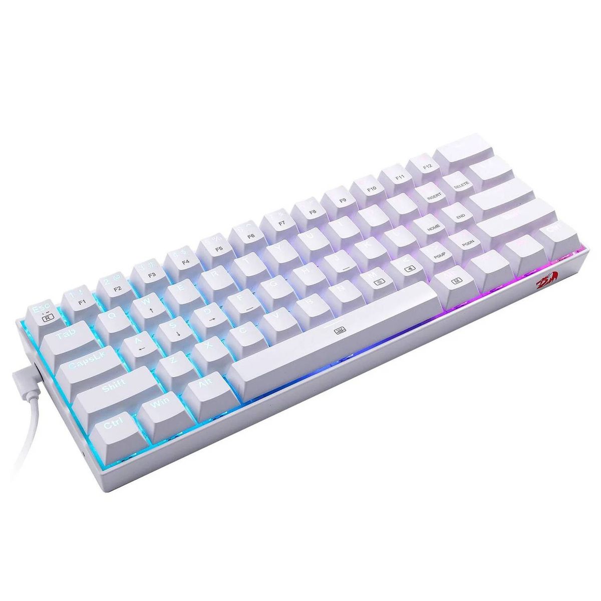 REDRAGON - Teclado Redragon Dragonborn K630 Rgb Swtich Rojo Blanco