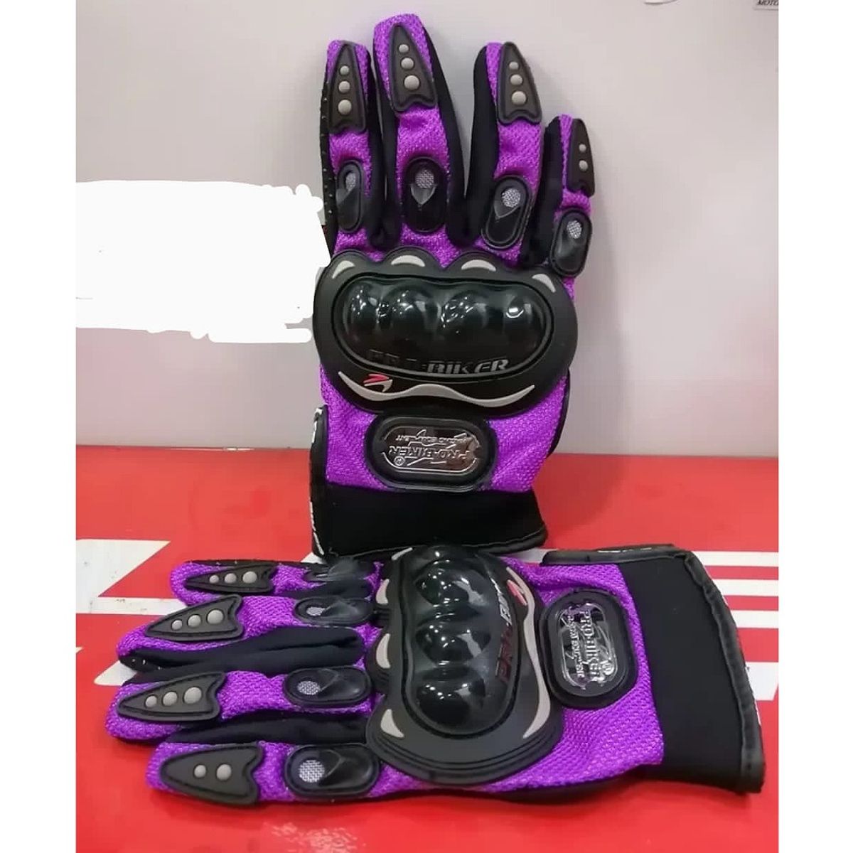 PROBIKER - Guantes para motos para mujeres talla S morado