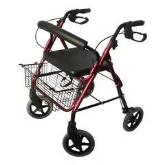 BLUNDING - Andador Roller Con Asiento Y 4 Ruedas