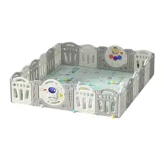 LUBABYCAS - Corral Bebe Armado 199x230cm Con Accesorios