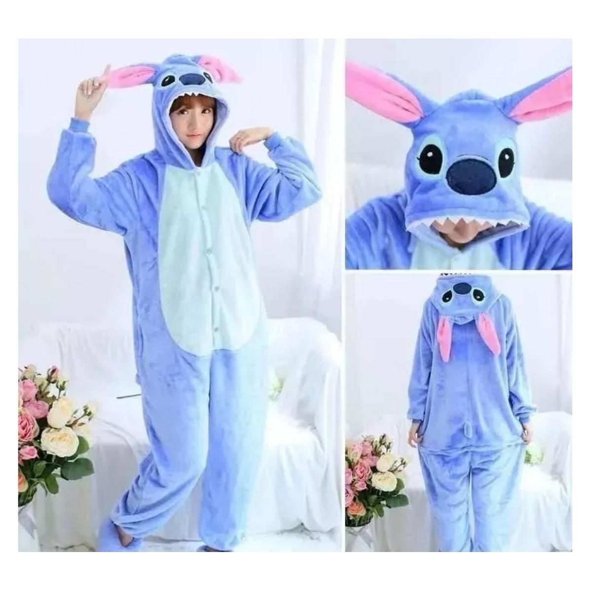 LIKE SHOP - Pijamas Animales Enterito Kigurumi Stich Niño