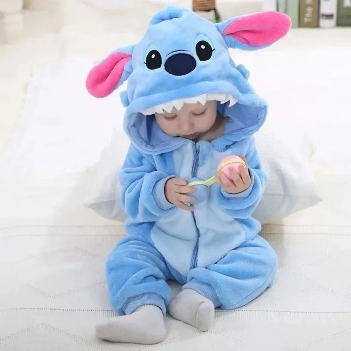 LIKE SHOP - Pijamas Animales Enterito Kigurumi Stich Niño