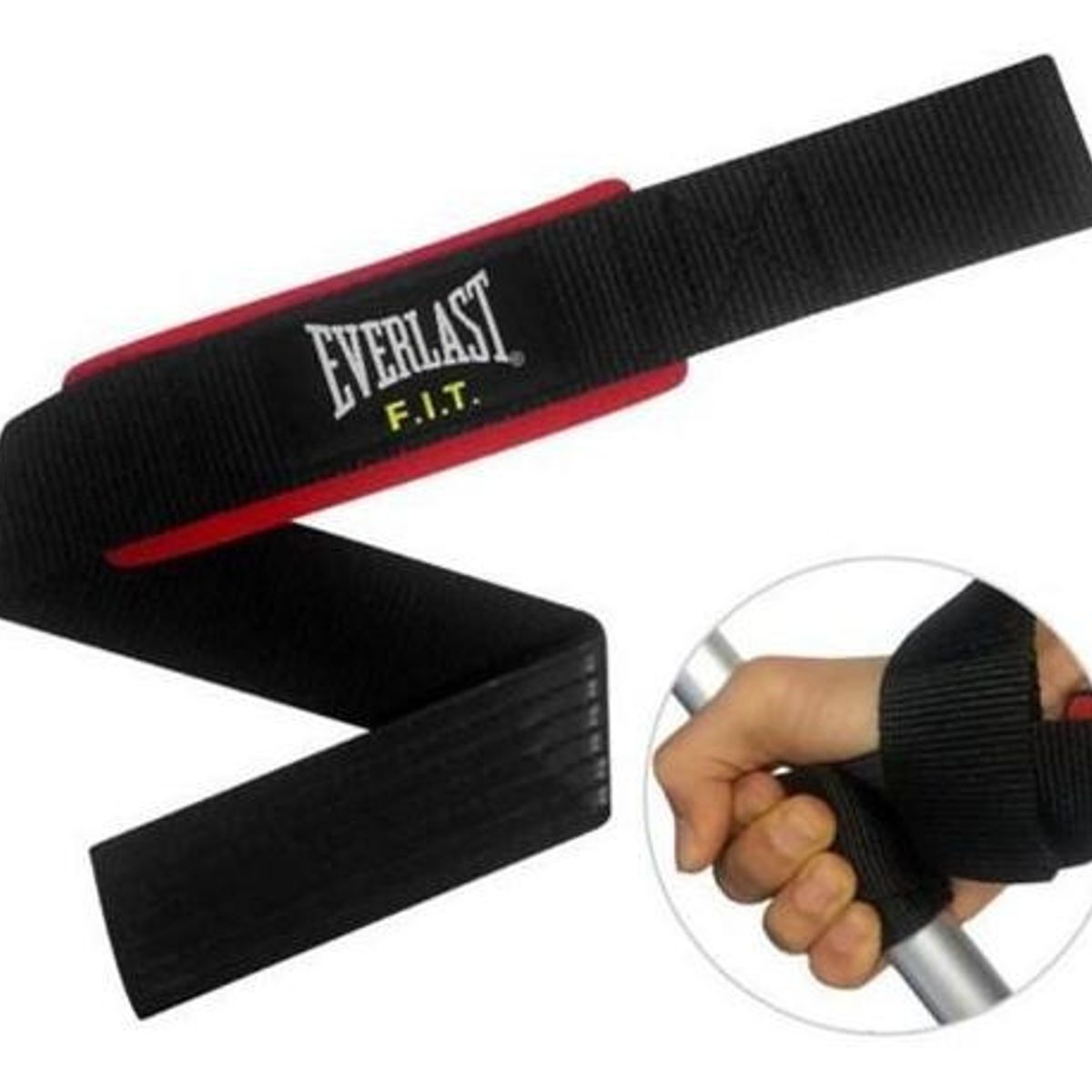 EVERLAST - Strap Correa Cinta Everlast Antideslizante Para Barras Pesas