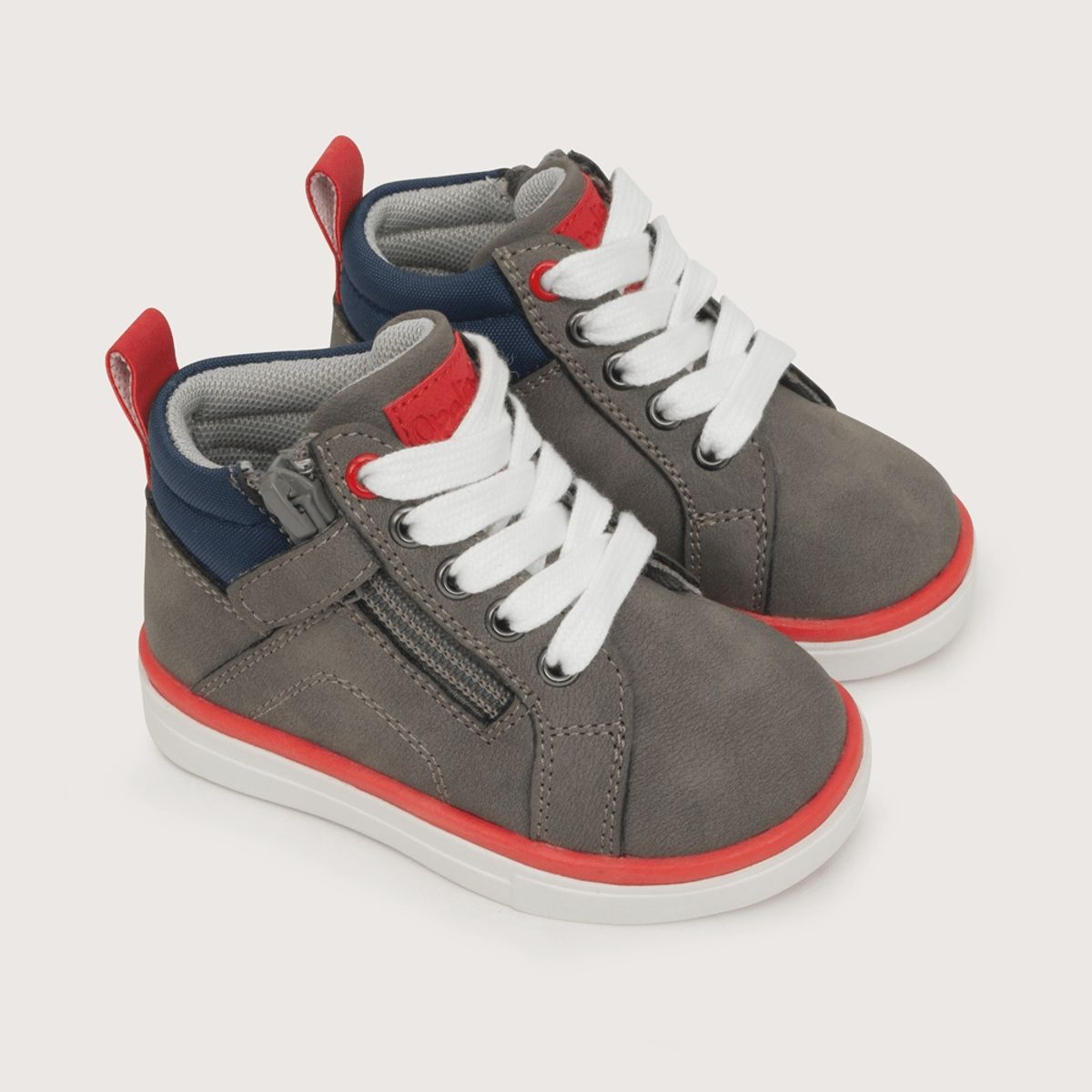 OPALINE - Botin urbano de niño gris (20 a 29)