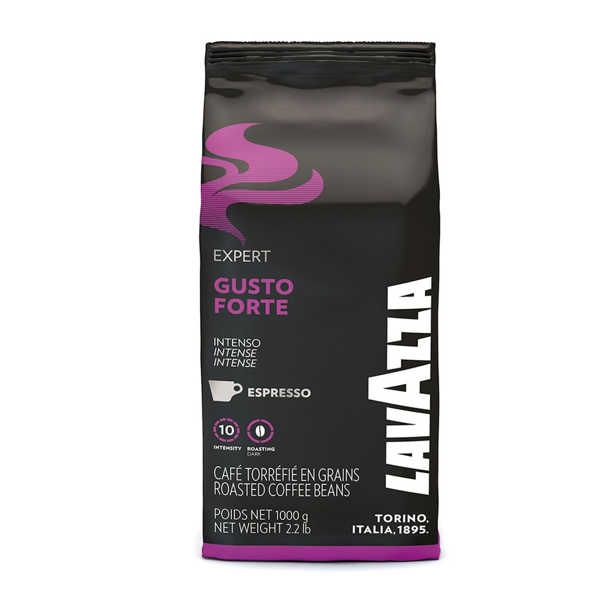 LAVAZZA - Café Lavazza Expert Gusto Forte Grano Entero 1kg