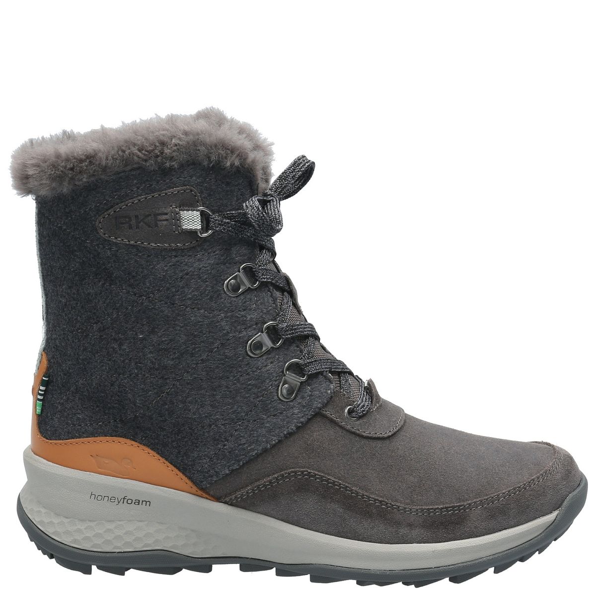 ROCKFORD - Botín Cuero Mujer Spectre Gris ROCKFORD