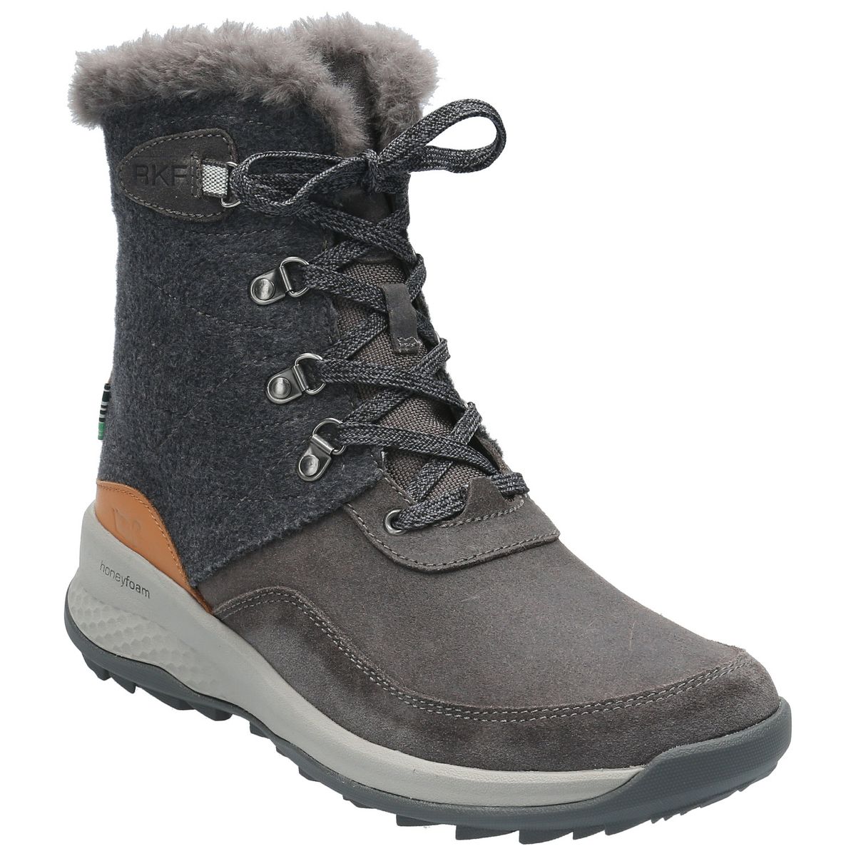 ROCKFORD - Botín Cuero Mujer Spectre Gris ROCKFORD