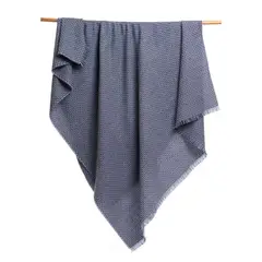 GENERICO - Manta 100 Baby Alpaca - Ruwa - Azul Marino.