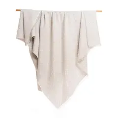 GENERICO - Manta 100 Baby Alpaca - Ruwa - Gris Claro.