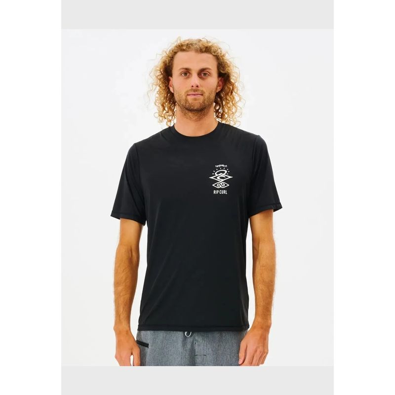 RIP CURL - Polera Hombre 6P645 Negro Rip Curl