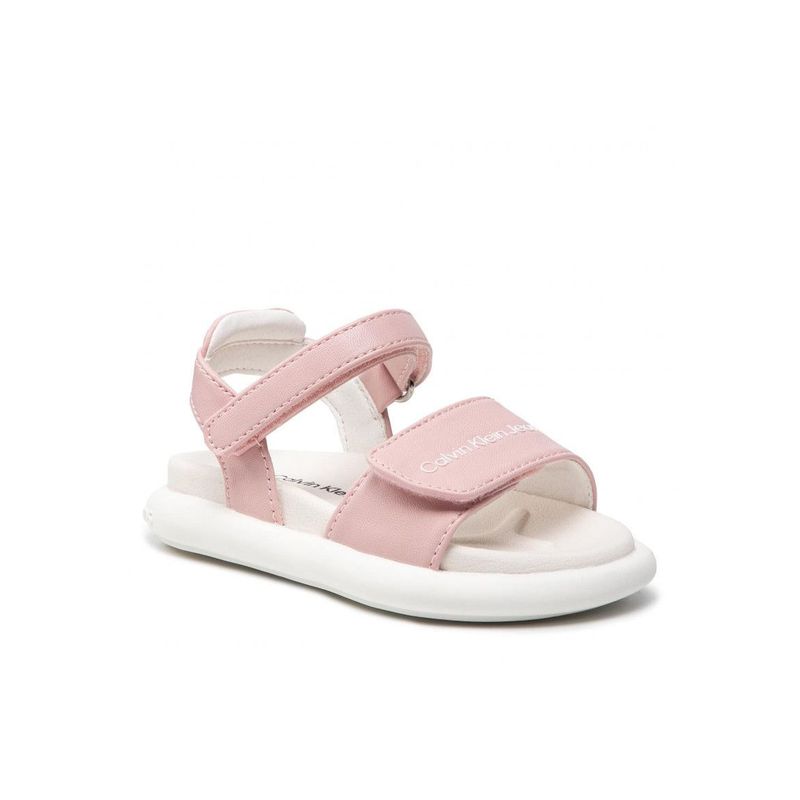 CALVIN KLEIN - Sandalia Niñas Velcro Rosado Calvin Klein