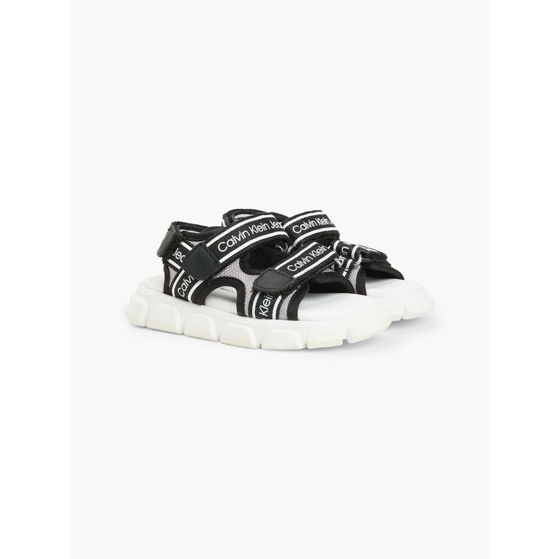 CALVIN KLEIN - Sandalia Niño Velcro  Gris Calvin Klein
