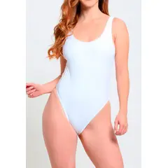 SAMIA - Enterito baywatch blanco