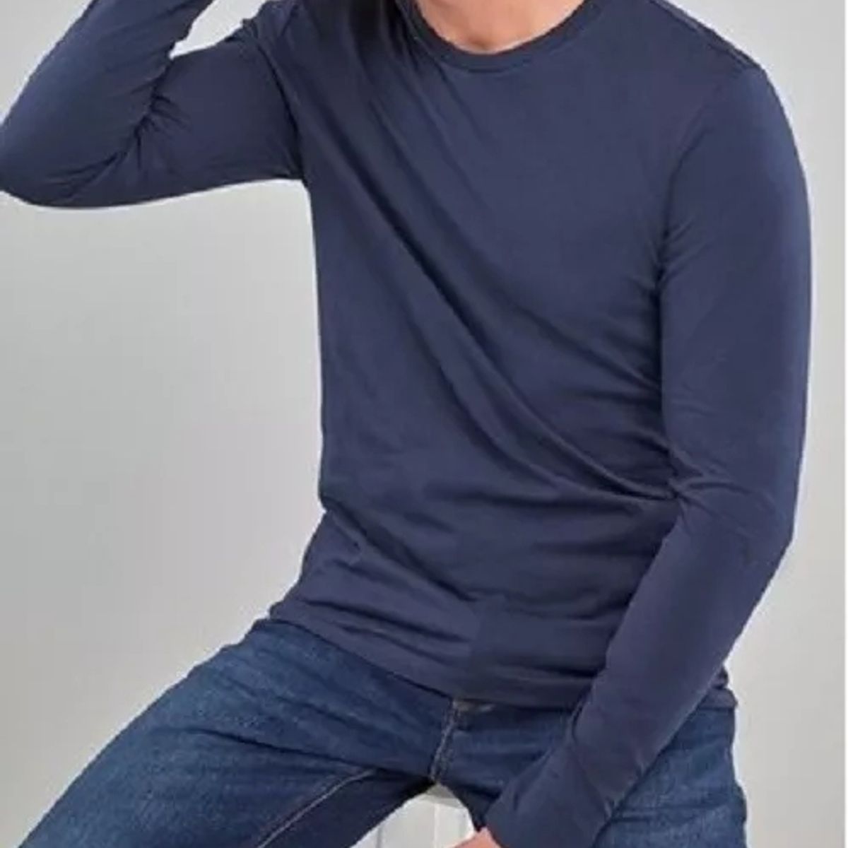 LOOK SHOP - Camiseta Hombre Bambú Manga Larga 418