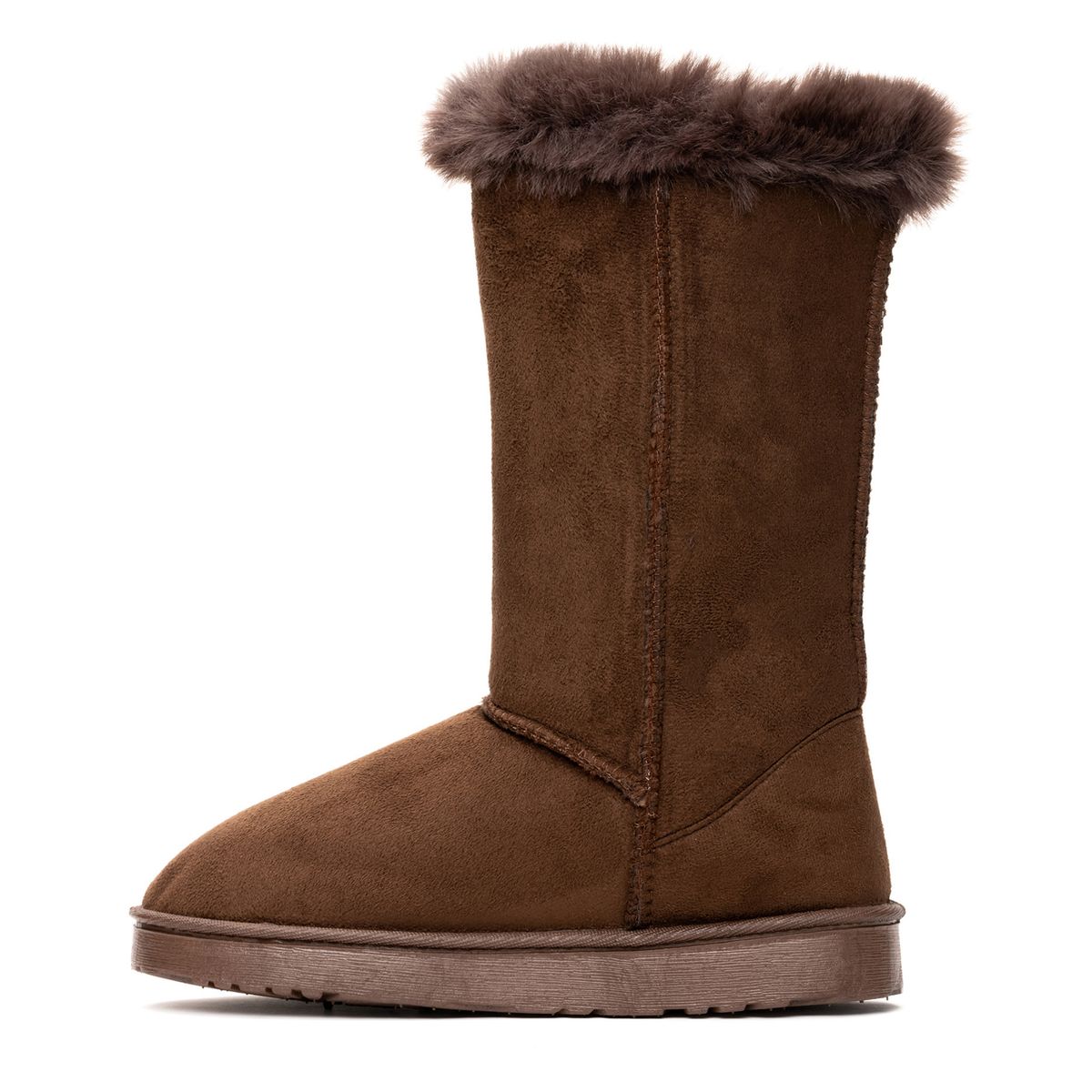 CHANCLETA - Bota Mujer Café Oscuro Kristin Chancleta