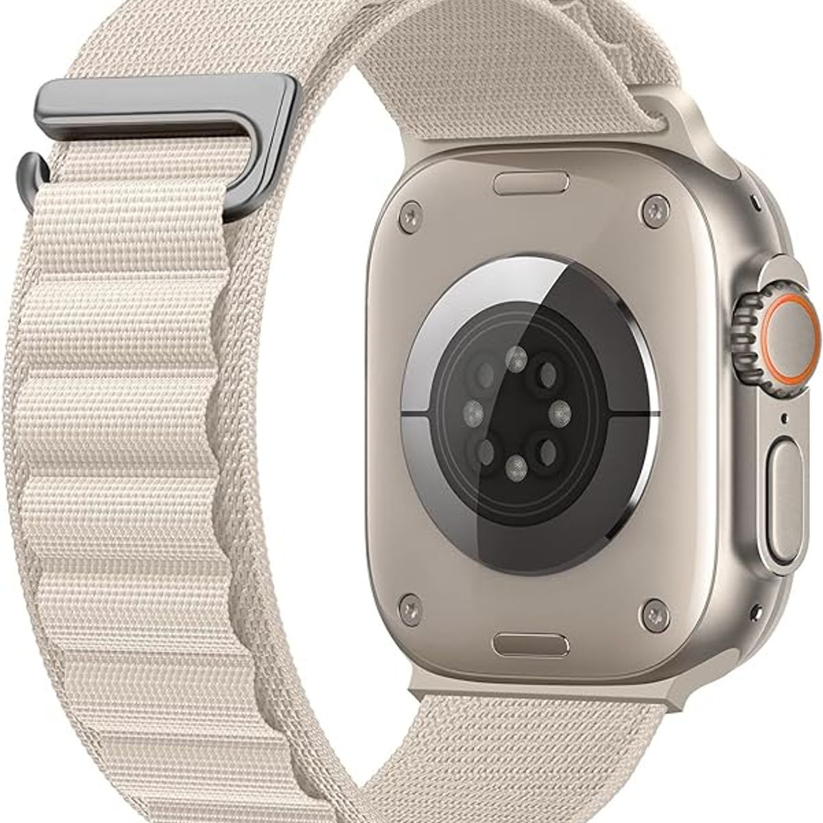 GENERICO - Correa para Apple Watch Alpine Blanco 42 44 45 46 49mm Outdoor