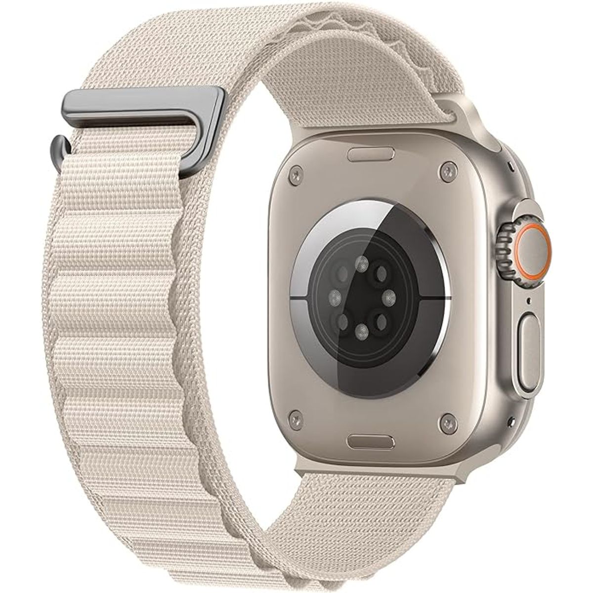 GENERICO - Correa para Apple Watch Alpine Blanco 42 44 45 46 49mm Outdoor
