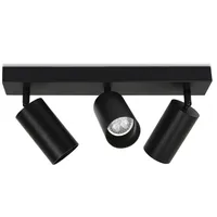 Foco Spotlight Sobrepuesto 3xGU-10 Altair III Negro