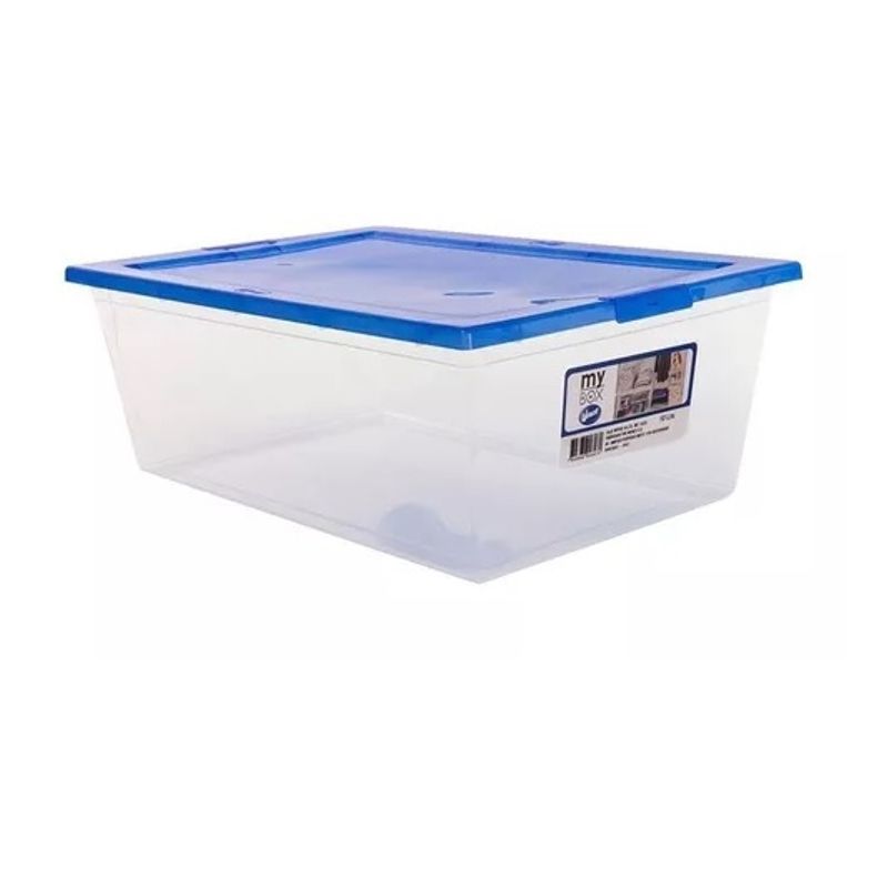 WENCO - Caja Organizadora 15 Litros Wenco Mybox Cierre Click