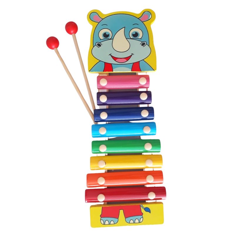 GENERICO - Juguete madera Montessori didactico Xilófono niños
