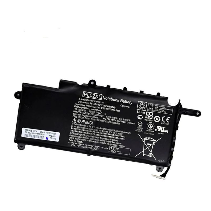 HP - BATERIA HP 11-N X360 2 CELDAS ORIG NEGRO PL02XL