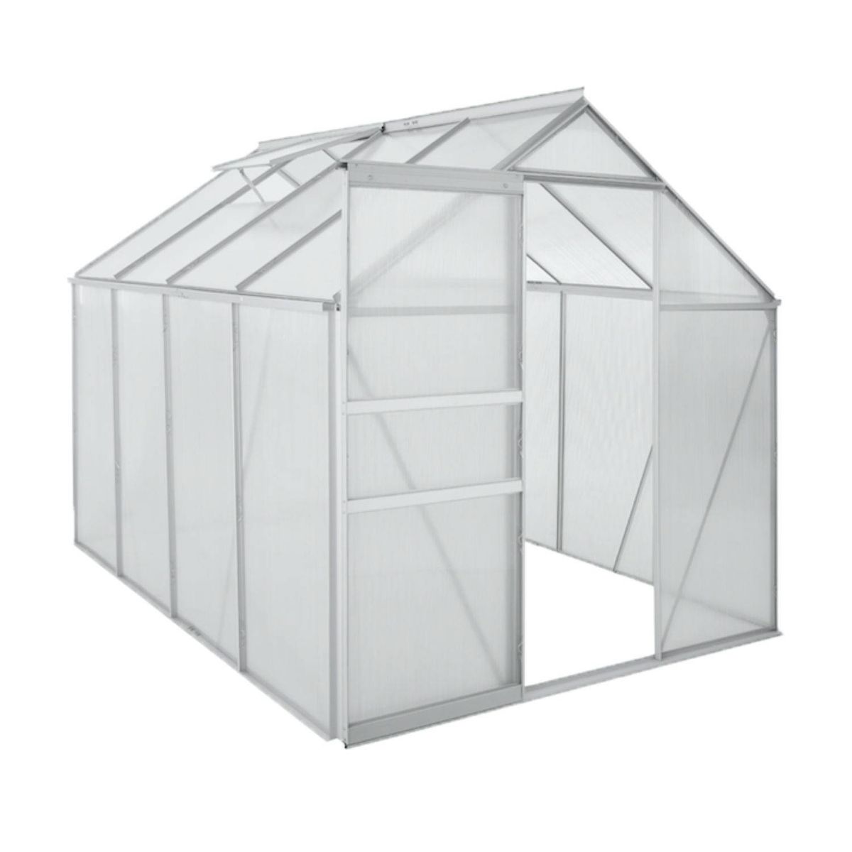 ALTAVISTA - Invernadero T4 de policarbonato,  250 x 190 x 205 cm