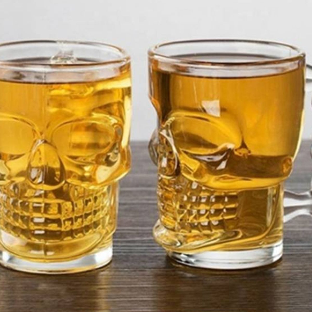 VARIOS - Set 2 Vasos Shoperos Calavera 530 Cc