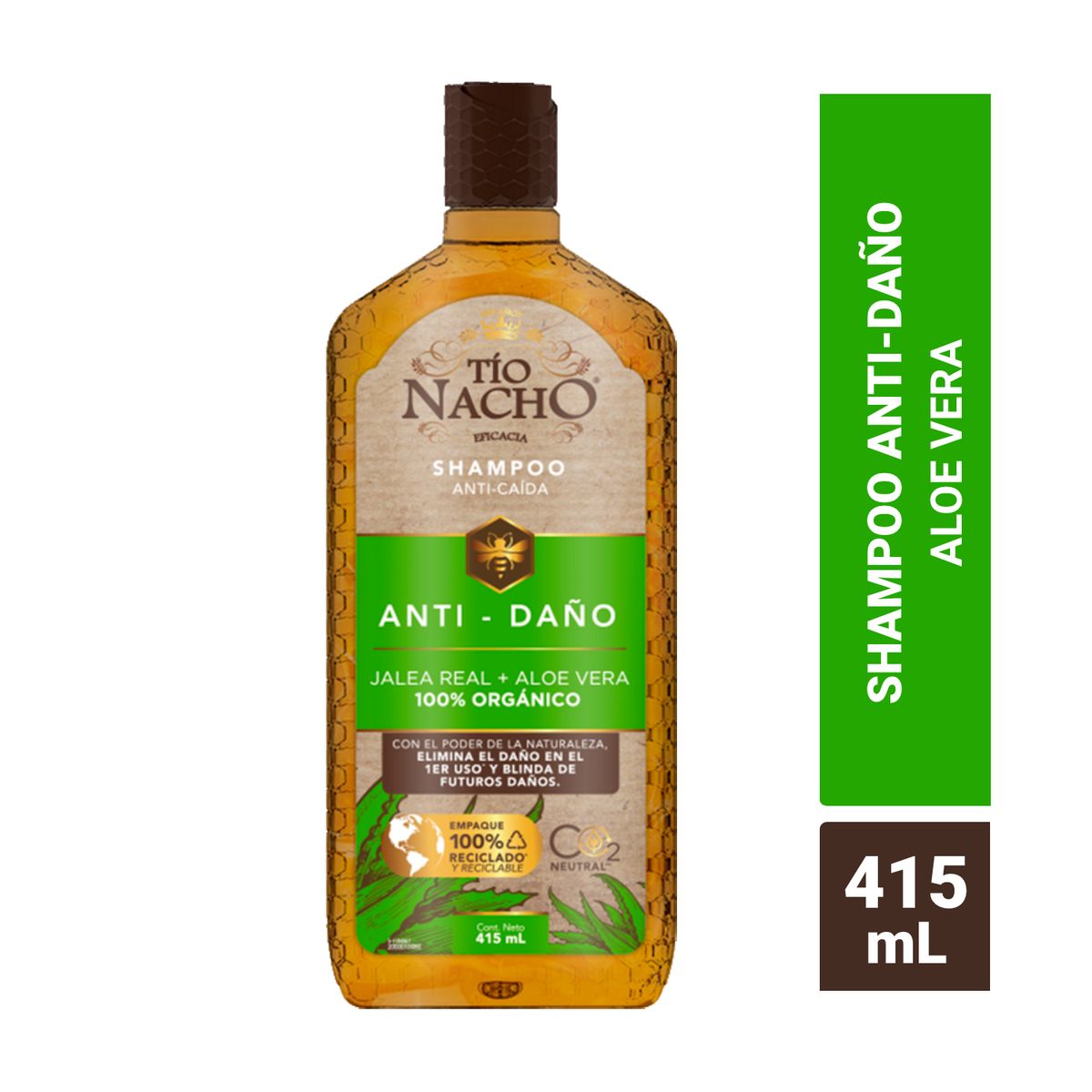 TIO NACHO - Shampoo Tío Nacho Aloe Vera 415 ML