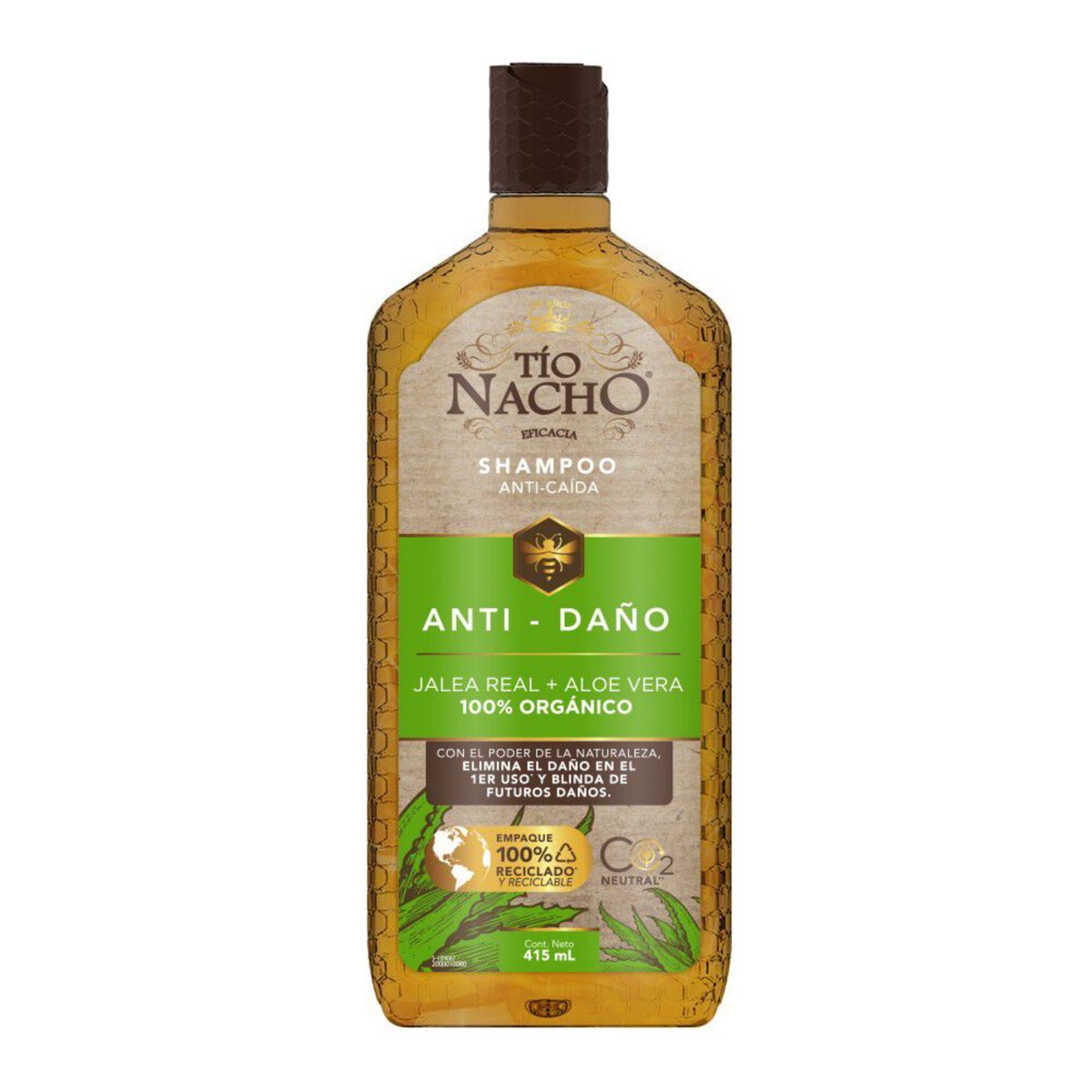 TIO NACHO - Shampoo Tío Nacho Aloe Vera 415 ML