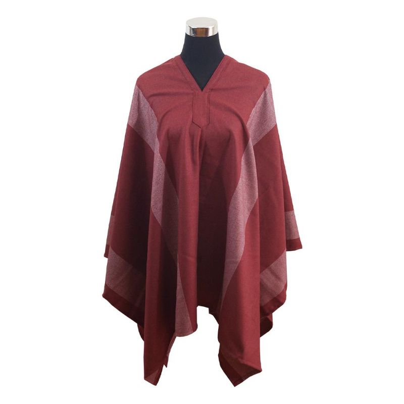 BELLAVISTA OVEJA TOME - Poncho 100% Lana - Largo
